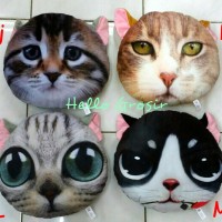 Jual boneka kucing PULUHAN MOTIF JENIS bantal SNI original pabrik serba ok Murah