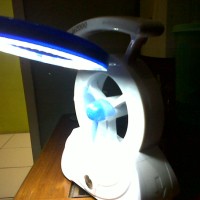 LAMPU EMERGENCY / BELAJAR CAS 3 IN 1 + KIPAS + SENTER TERANG MURAH