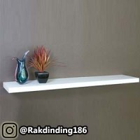 1 Rak Dinding, Minimalis, Gantung, Melayang, Kayu Uk. 80 x 10 x 4 cm