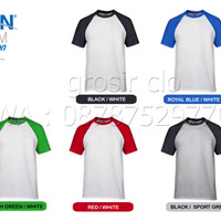 Gildan Raglan Kaos Polos Original Satuan Grosiran Murah Jakarta PIIL