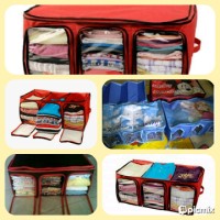 Jual Tempat Pakaian Cloth Organizer Warna Polos Murah