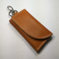 Jual dompet STNK kulit sapi asli model unik warna tan | gantungan kunci Murah