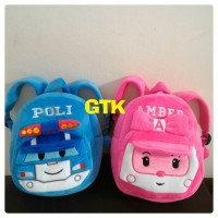 Jual Tas Robocar POLI AMBER ~2 Rest 25cm Ransel Boneka Karakter Anak Import Murah