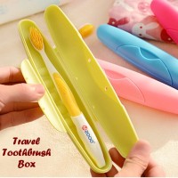 Jual Travel Toothbrush Box (Kotak untuk tempat sikat gigi, mudah dibawa) Murah