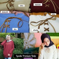 Jual Baju Atasan Wanita Sweater Rajut Lacelle Premium Knite Murah Terbaru Murah