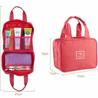 NEW Tas 2 kantong tempat sabun shower bag cuci muka baju bedak shower