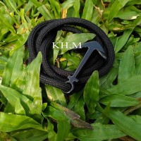 Jual Gelang Tali Prusik / Paracord Bracelet Hitam polos Murah