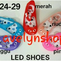 led shoes/jelly shoes/walker shoes/sendal nyala anak/sepatu nyala anak