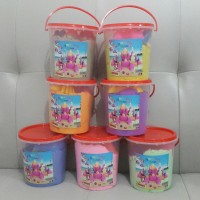 Jual Pasir Kinetik Ajaib Amazing Play Kinetic Sand Kemasan Ember 1kg Murah