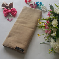 Jilbab Polos Pashmina Saudia Rawis Mocca