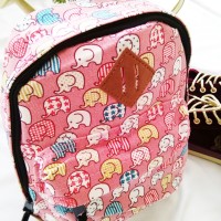 Jual tas vintage ransel anak dewasa wanita pria bag sekolah gaya kanvas Murah