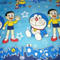 Jual sprei doraemon , sprei katun , sprei no. 2 ( 160 x 200 ) Murah