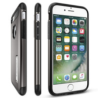 Spigen Original Slim Armor Casing For Apple iPhone 7 - Gun Metal