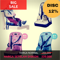 Jual Portable Booster Travel High Chair / Kursi Makan Bayi Portable Murah