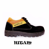SEPATU CATERPILLAR MURAH SAFETY PENDEK KALIO WARNA HITAM