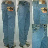 Celana jeans premium pria standar formal warna cream