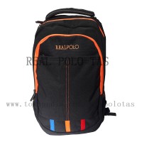 Jual Tas Real Polo 6357 Black +Raincover Daypack/Ransel/Kuliah/Kantor Murah