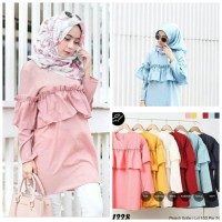 BESTIE BLOUSE 1228 - Atasan Muslimah Terkini Baju Pesta Grosir Peach S