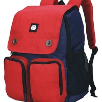 Jual 006CST, tas sekolah/ransel/backpack anak, bahan canvas + raincover Murah