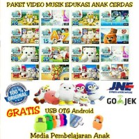 Jual Flashdisk Sandisk 16 GB Berisi Video Musik Edukasi Anak Kualitas HD Murah