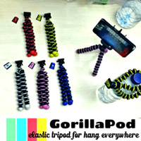 Jual Gorilapod Gorilla pod Tripod Fleksibel Murah Bonus Holder U buat Hp Murah