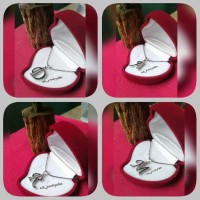 Jual NEW Kalung huruf perak 925 lapis emas putih Murah