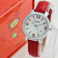 Jam Tangan Wanita Fossil Date Active Lux Free Baterai & Box Murah 4