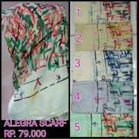 Dauky Allegra Scarf | Jilbab / Kerudung Segi Empat Motif