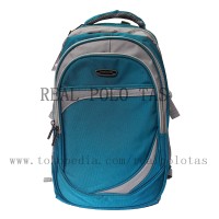 Jual Tas Real Polo 6363 Green +Raincover Daypack/Ransel/Kuliah/Kantor Murah