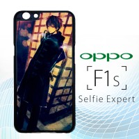Anime Boy Sitting in the Rain Y1496 Casing HP Oppo F1s Selfie Expert P