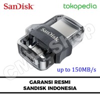 Jual SanDisk OTG 32GB m3.0 USB 3.0 Ultra Dual USB Drive GARANSI RESMI Murah