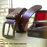 Ikat Pinggang Levis Resleting IPLVR01,Sabuk Kulit Asli