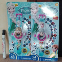 Jam Tangan Proyektor Frozen Elsa Dan Anna