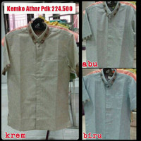 kemeja baju koko rabbani pria dewasa terbaru lengan pendek athar ..