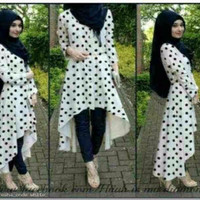 Jual PROMO Resha White Polka Murah