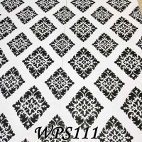 Jual WPS111-WHITE N BLACK DIAMOND VECTOR walpaper-dinding walpaper stiker Murah
