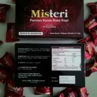Jual Misteri Ginseng & Coffee energetic candy (permen kopi) BPOM isi 30pcs Murah