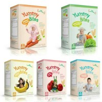 Jual Cemilan Bayi Yummy Bites / cemilan tepung beras Murah
