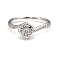 Tiaria DJXJZ043 Ring Cincin Tunangan Emas Berlian