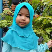 Jilbab Anak M(3-4 Tahun) Hijab Kerudung Balita Cantik Lucu Murah thn .