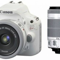 Kamera Canon Kiss X7 Double Lensa 18-55mm IS STM 40mm STM White Putih