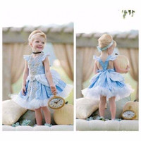 Jual Promo Cinderella Soft Blue Cosplay Dress Murah