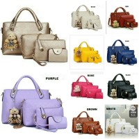 Jual tas import set 4in1 dolly boneka teddy Murah