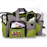 Jual Tas Bayi Snobby Besar Double Saku Amazing Gray plus Tempat Botol Murah
