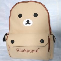 Jual Tas Ransel Rilakkuma krem Murah