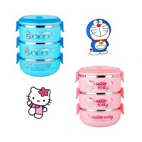 Jual RANTANG / LUNCH BOX STAINLESS KARAKTER 3 SUSUSN Murah