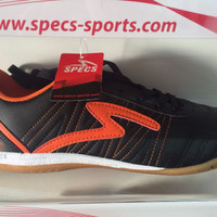 Sepatu futsal specs horus black orange 2015 original 100% sale