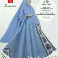 ORIGINAL DU UMBRELLA GAMIS CHANELA SYARI 4 TURQUISE