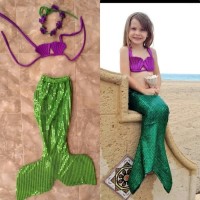 Jual baju mermaid/baju duyung anak 4-6 th Murah