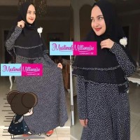 Paket Baju/Gamis Muslim dan Jilbab Syari Original Branded,Nadhira Dres